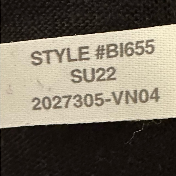 J.Crew 100% Linen Jersey Knit Midi Tank Dress ⚫️ Black Size Large - Picture 4 of 6